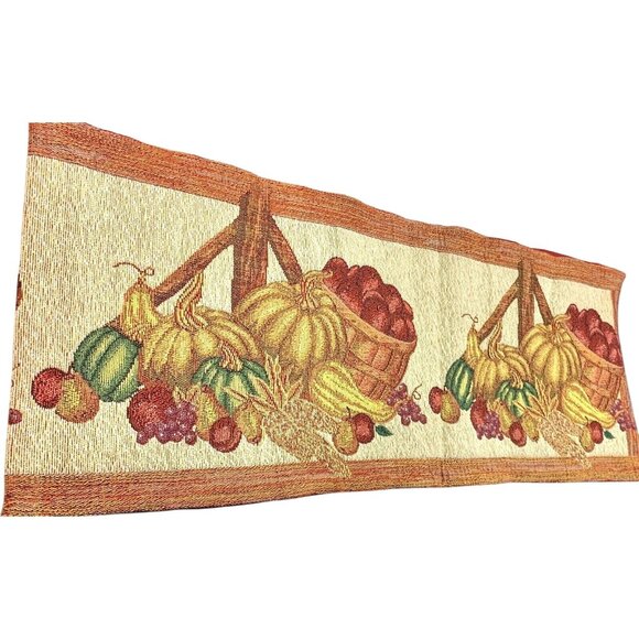 Unbranded Other - Harvest Thanksgiving Halloween Embroidered Table Runner NWOT